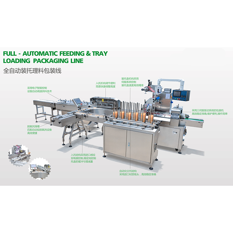 Fully automatic packing line for pallet loading